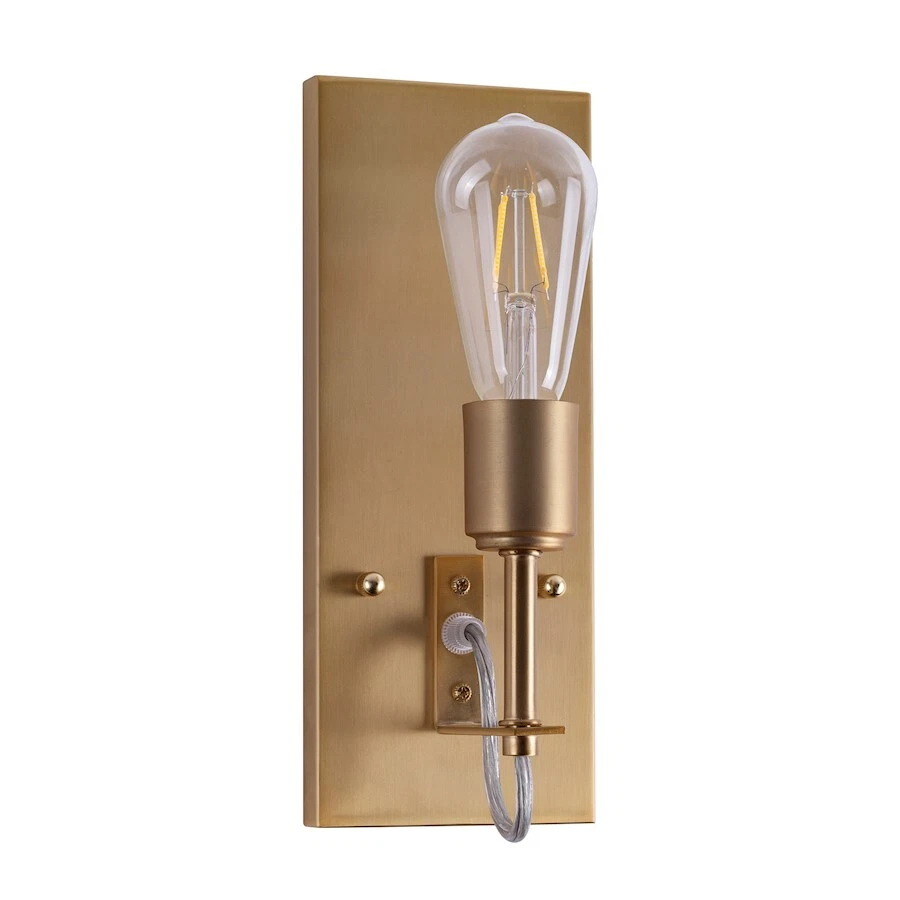 Forte Lighting Fergie 1 Light Wall Sconce, Soft Gold - 7113-01-12 - Image 1 of 1