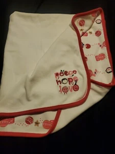 Manta de amor usada Peace Hope para niñas Gymboree en muy buen estado - Imagen 1 de 3
