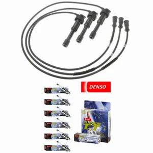 Ignition Wire set + DENSO 4503 Spark Plug fits 2003-2006 Kia Sorento 3.5L - Picture 1 of 4