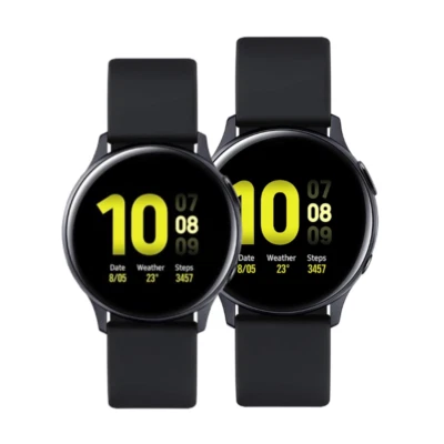 Samsung Galaxy Active2 40mm 44mm Black Smartwatch - Very Good Condition - Image 1 of 4