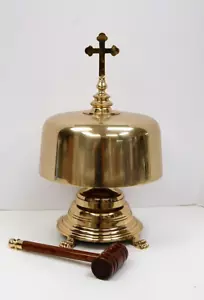 + Raro Gong de Iglesia (Campana con Mazo) Gran Sonido + (CU167) cáliz co. - Imagen 1 de 17