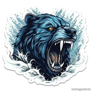Grizzly Bear, pegatina de calcomanía de vinilo, interior exterior, 3 tamaños, #9520 - Imagen 1 de 1