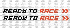 Ready to Race KTM Motorrad Auto Aufkleber 2 Teilig Sponsoren Mehrfarbig