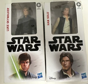 Neu im Karton Star Wars Hasbro 6" Actionfiguren Bundle Han Solo und Luke Skywalker - Bild 1 von 3