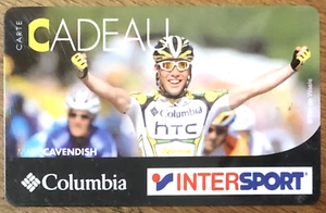 MARK GAVENDISH CARTE CADEAU INTERSPORT TÉLÉCARTE PHONECARD SCHEDA TELEFONKARTE - Picture 1 of 2