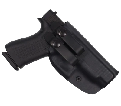 Coldre de arma Kydex Concealment IWB PRETO para pistolas HK, Kel-Tec, Kahr e Kimber - Imagem 1 de 4