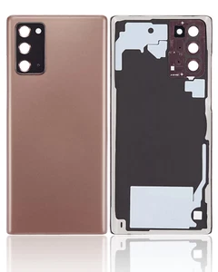 Vitre coque arrière avec objectif caméra pour Samsung Galaxy Note 20 5G (Bronze) - Photo 1 sur 5