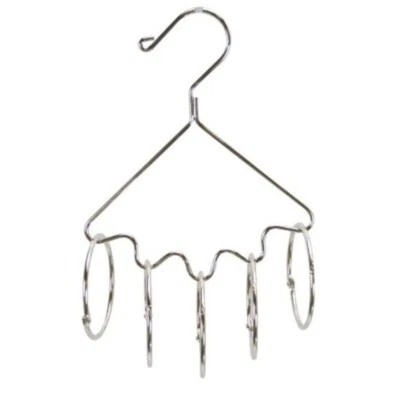 Accesorio Organizador Colgar Plata Anillo Abierto Compra Bufandas Cinturones Corbatas Joyería Foto 1 de 4