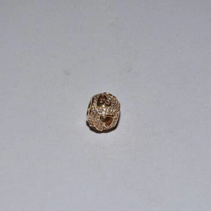 Pandora 14K Gold Tumbling Hearts Charm 750840CZ - Bild 1 von 3