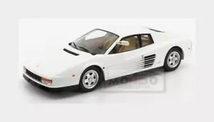 1:18 KK Scale Ferrari Testarossa Mki Us-Version 1984 Monodado White KKDC180502 M - Picture 1 of 8