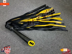Top Premium Qualität handgefertigte Batman Leder Flogger Peitsche Erwachsene spielen Bullpeitsche - Bild 1 von 6