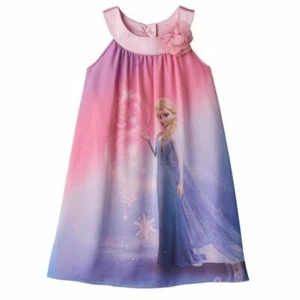 New Jumping Beans Frozen Elsa Dress Girls Pink - Picture 1 of 5