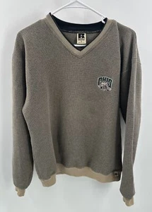 VTG Russel Athletic Mens Sz L Bobcats Ohio University Pullover Sweater USA Made - Picture 1 of 6