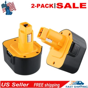 4.8Ah 12V For DEWALT DC9071 DC742 DC940 DW9071 DW9072 DW930 DW927 BATTERY 2-pack - Picture 1 of 11