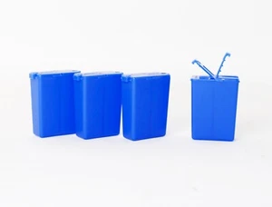 TUPPERWARE C72 Würzling 4St Salz/Pfefferstreuer 25ml Blau - Bild 1 von 1