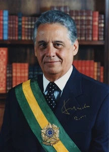 FERNANDO HENRIQUE CARDOSO - original signiertes Foto Autogramm signed Brasilien - Bild 1 von 1