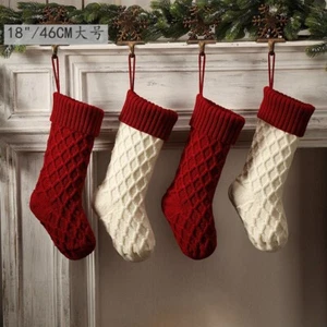 Christmas Decorations Candy Bags Gift Bags Large Christmas Socks - Picture 1 of 23