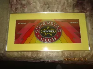 RESORTS INTERNATIONAL HOTEL CASINO ATLANTIC CITY NJ SLOT VETRO LOGO ORIGINALE - Foto 1 di 3