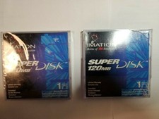 Imation 3M 120MB LS-120 SuperDisk Lot Of 2 NEW SEALED