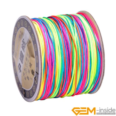 0.8mm Chinese Knot Nylon Cord Shamballa Macrame Beading String Sewing 120 Meters - Image 1 of 4