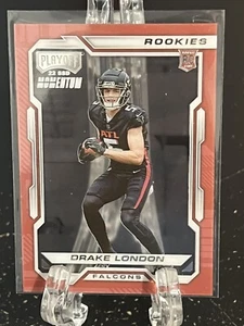 DRAKE LONDON-----2022 PANINI-----CHRONICLES-----PLAYOFF-----ROOKIE---FALCONS - Picture 1 of 2