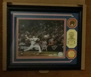 New York Mets John Maine Autograph Infield Dirt Photo Steiner Sports # 13 of 33 - Picture 1 of 3