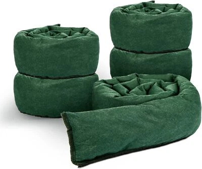 SABARY 5 Pcs Water Barrier 5 ft x 6.5 Inch Flood Barriers for Home Reusable...