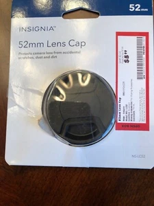 Open-Box Excellent: Insignia- 52mm Lens Cap - Black - Picture 1 of 2