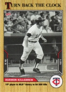 2021 Topps Now Turn Back The Clock Harmon Killebrew #132 Baseballkarte (PR: 417) - Bild 1 von 2