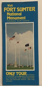 Folleto de colección del Monumento Nacional Fort Sumpter Charleston Carolina del Sur BR4 - Imagen 1 de 2