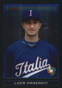 2009 (ITALY) Bowman Chrome Draft WBC Prospects #BDPW19 Luca Panerati
