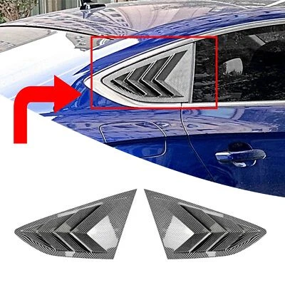 Persiana persiana ventana lateral trasera aspecto carbono para Audi A5 S5 F5 Sportback 17-24 Foto 1 de 4