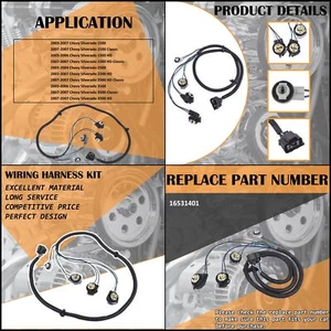 left driver side tail light wiring harness kit chevy 16531401 fits silverado - Picture 1 of 9