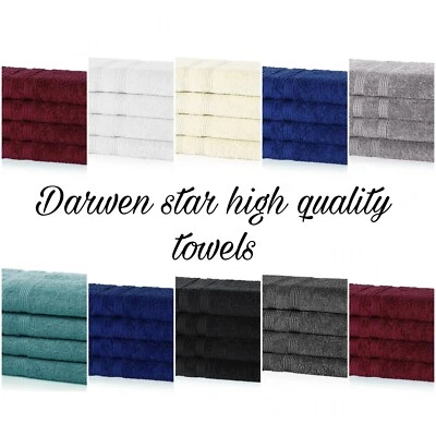 Hand Towel- Luxury 100% Egyptian cotton super soft  hand towels pack of 2,4,6,12 - Image 1 of 4