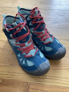 Merrell Capra Mid WTPF Azul Gamuza Impermeable Botas de Senderismo Niños Jóvenes Talla 5 - Imagen 1 de 7