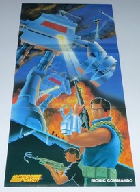 Bionic Commando Poster - Nintendo NES (Nintendo Power) Capcom