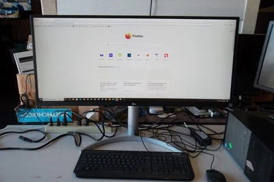 LG 34BK650 34" IPS LED UltraWide Monitor 2K 2560x1080 HDMI w/Speakers 34WK650 - Image 1 of 4