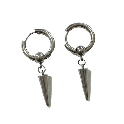 NUEVO SIN ETIQUETAS Pendientes Colgantes Punk Drag Queen Acero Inoxidable Huggie Moda Joyería Foto 1 de 4