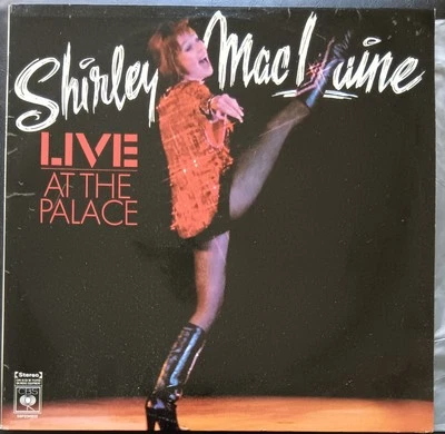 Shirley MacLaine ‎– Live At The Palace - 1976 LP record VG+, cover VG - Image 1 of 3