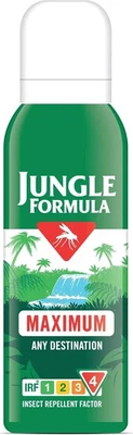 Jungle Formula Maximum Insect Repellent Spray For Mosquitoes Biting Insect 125ml - Image 1 of 4