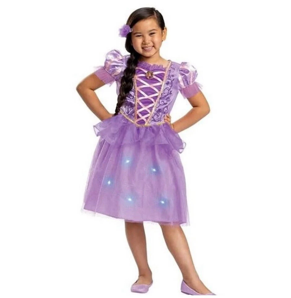 Disney Princess Rapunzel Child Costume Purple Dress Medium 7-8 by Disguise