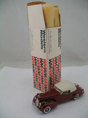 Western Models 1:43 WMS 31:1940 Packard Darrin Super 8 Victoria, caja Foto 1 de 4