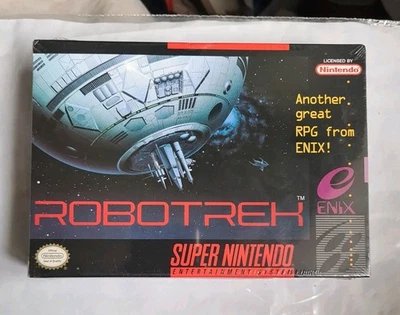 Robotrek Super Nintendo SNES NEW SEALED [SQUARE] ENIX  NTSC/USA Ltd 20,000 Rare - Image 1 of 4