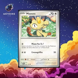 Carte Pokemon Miaouss 052/165 Mew 151 Écarlate & Violet Français - Picture 1 of 2