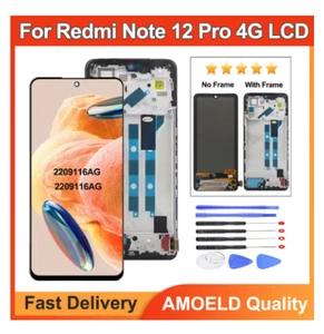 OEM LCD Display Touch Screen Digitizer Assembly For Xiaomi Redmi Note 12 Pro 4G - Picture 1 of 5
