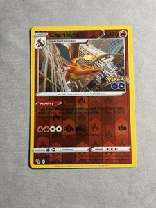 Pokémon TCG Charizard 10/78 Pokemon Go Reverse Holo 🔥 - Foto 1 di 3