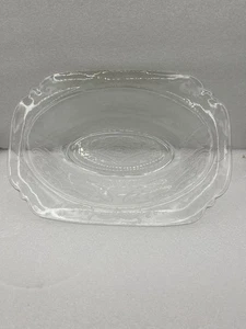 Recollection Madrid clear Federal Indiana Glass Oval Serving Vegetable Bowl - Picture 1 of 8