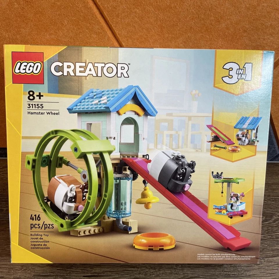LEGO CREATOR: Hamster Wheel (31155). 3 In 1 Creative Fun! New Factory Sealed! - Image 1 of 4