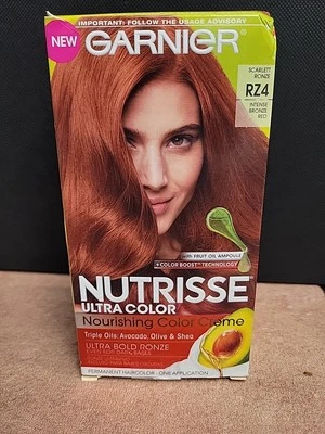Garnier Nutrisse Ultra Color, RZ4, Scarlette, Intense Bronze Red, 1 Application - Image 1 of 4