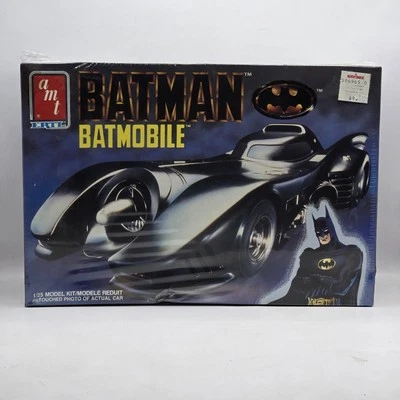 Vintage 1989 AMT Ertl Batman Batmobile 1/25 Model Kit-#6877-MIB - Image 1 of 4